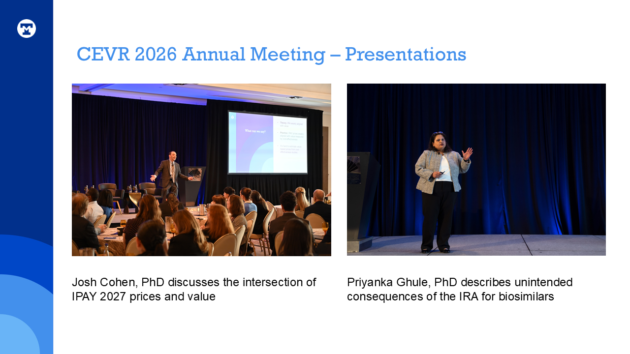 CEVR 2026 Annual Meeting - Presentations